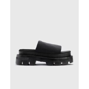 MISBHV Black Platform Combat‎ Sandals